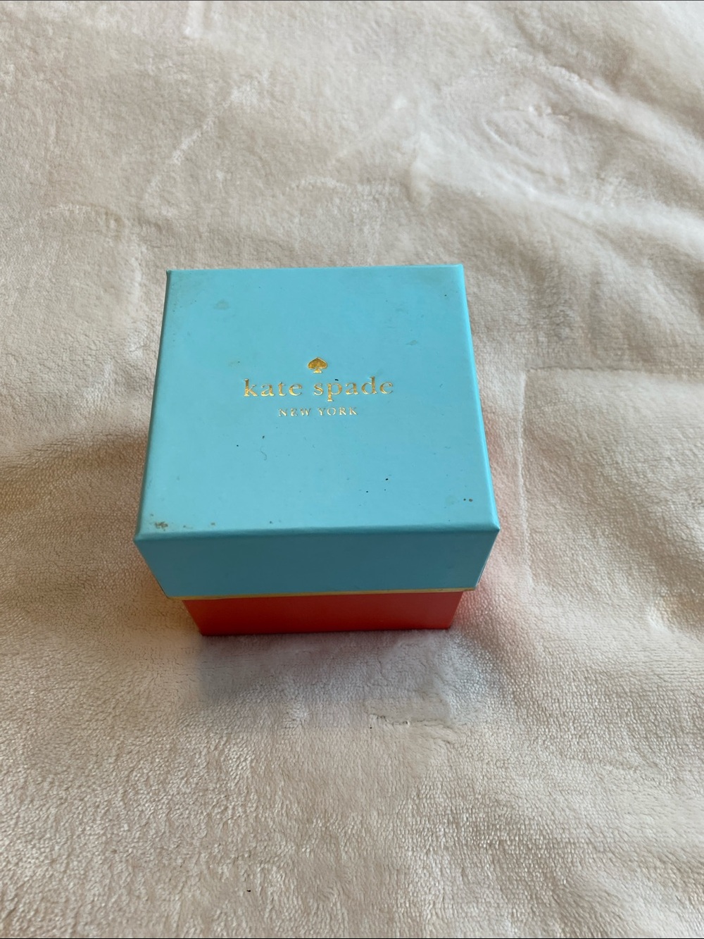 kate spade Blue and Orange Two-Tone watch Box